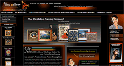 Desktop Screenshot of framegallerysa.com